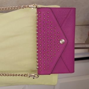 Rebecca Minkoff Studded Mini Crossbody Bag/Wallet on Chain.